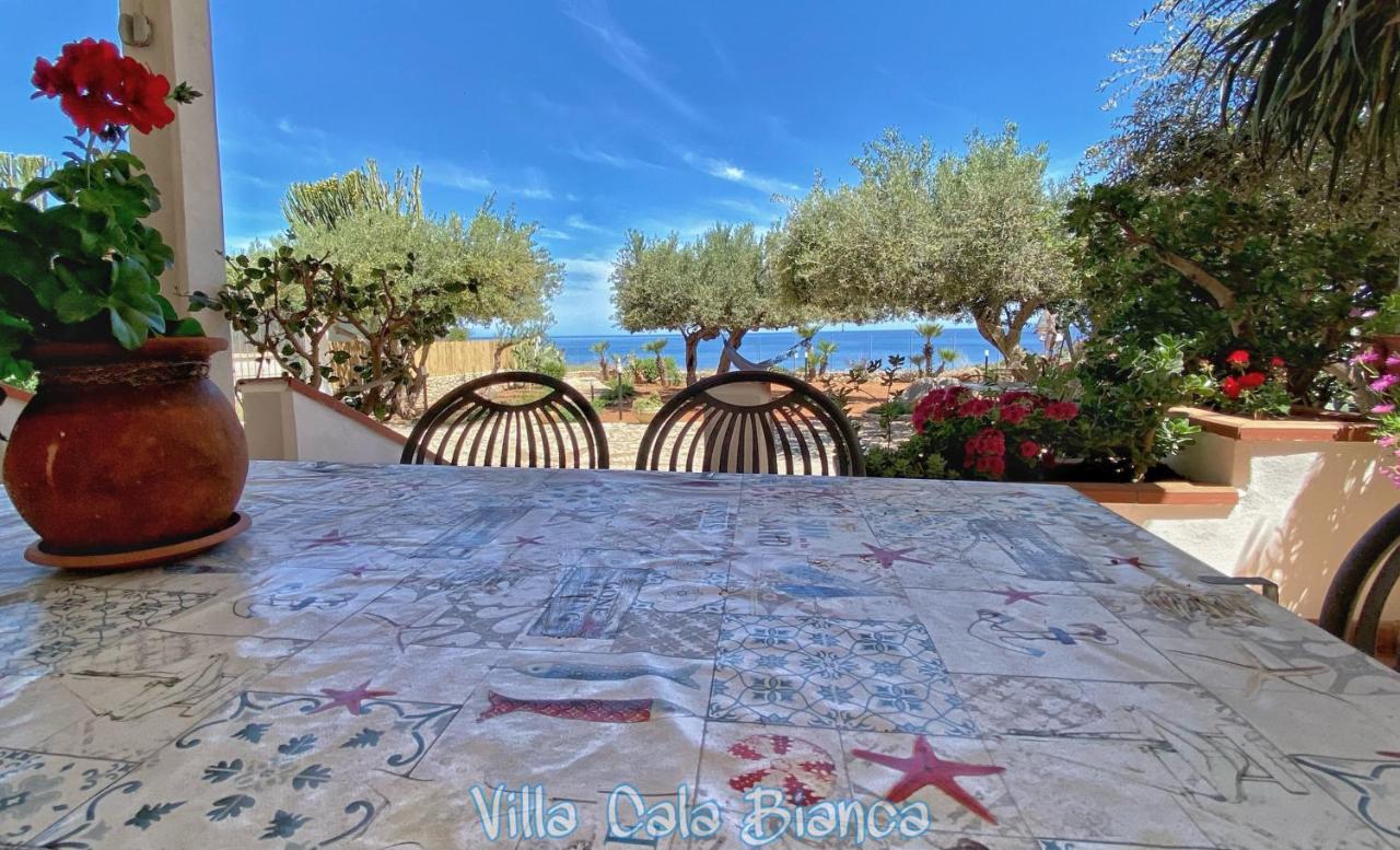 Villa Cala Bianca Castellammare del Golfo Luaran gambar